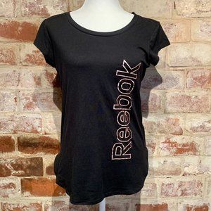 Reebok black / rose gold t-shirt I Size S